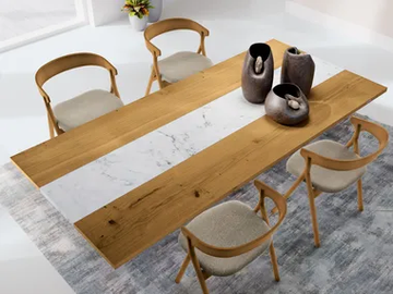 UN4845-200 - Rectangular wooden table by Tarocco Vaccari Group - view 2